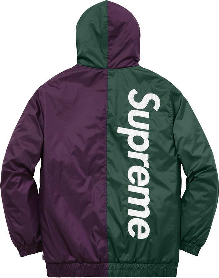 2-Tone Hooded Sideline Jacket view 8